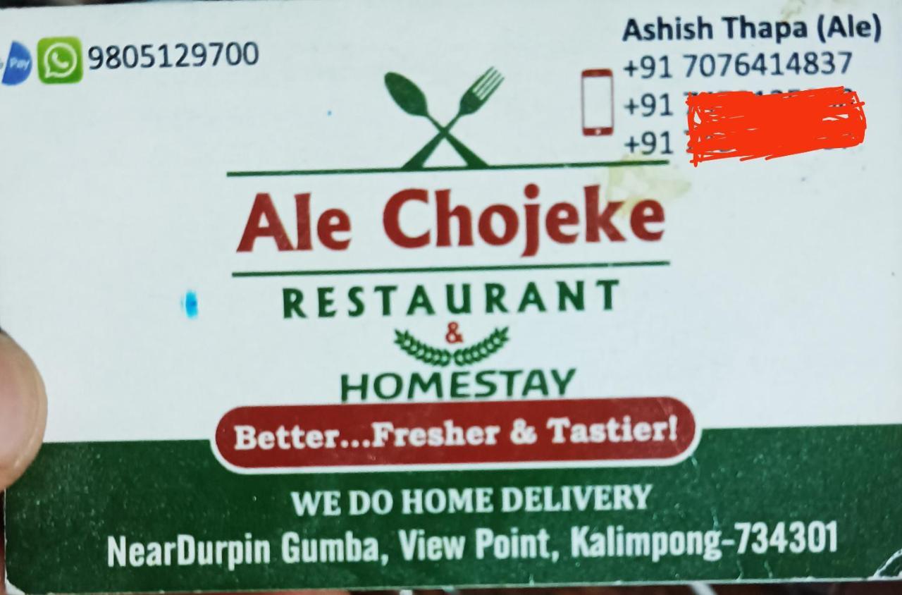 Ale Chojeke Apartment Kalimpong Exterior photo